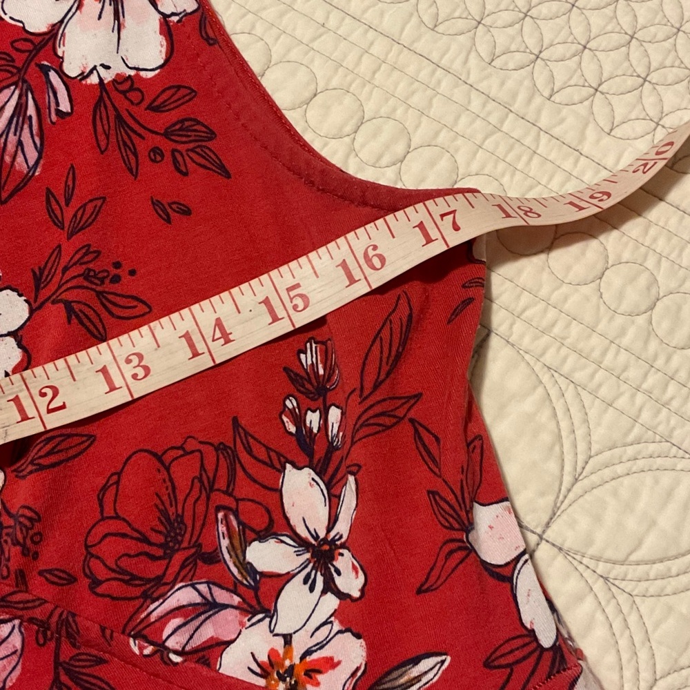 41 Hawthorn Red Floral Maxi Dress - Picture 4 of 6